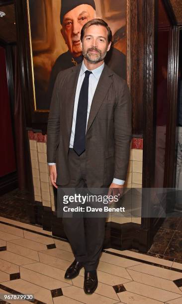 Patrick Grant attends JKS Restaurants launch of Brigadiers on June 5, 2018 in London, England.