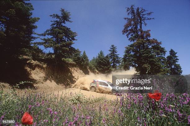 Ford Focus driver Carlos Sainz of Spain in action during the Acropolis World Rally Championships in Athens, Greece. \ Mandatory Credit: Grazia Neri...