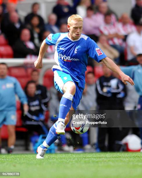 Mikael Forssell of Birmingham City in action during the Championship match between Stoke City and Birmingham City at the Britannia Stadium in Stoke...