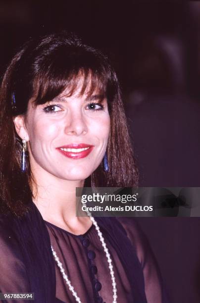 La princesse Caroline de Monaco le 13 février 1990 à Assouan, Egypte.