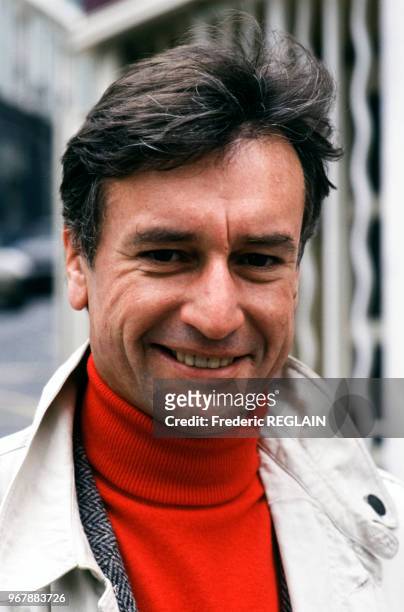 Gilles Schneider, journaliste, le 19 février 1990 à Paris, France.