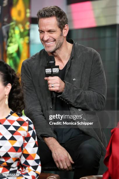 Actor Peter Hermann visits Build Studio to discuss the television show "Younger" on June 5, 2018 in New York City.