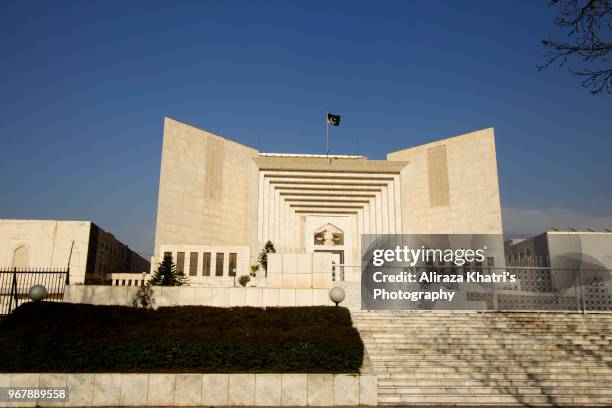 supreme court of pakistan. - islamabad foto e immagini stock