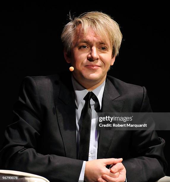 Nick Rhodes of the musical group Duran Duran attends a conference on Mobile Entertainment and Lifestyle: The Future of Media on Mobile at the 2010...