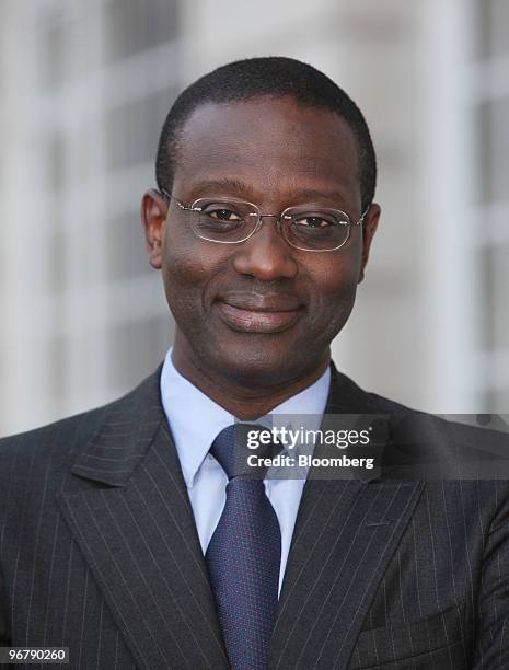 Tidjane Thiam, chief executive officer of Prudential Plc, poses for a photograph following an interview in London, U.K., on Wednesday, Feb. 17, 2010....