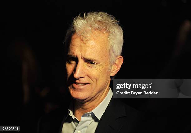 Actor John Slattery attends the Nanette Lepore Fall 2010 Fashion Show during Mercedes-Benz Fashion Week at The Promenade at Bryant Park on February...