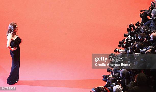 Actress Julianne Moore attends 'The Kids Are All Right' Premiere during day seven of the 60th Berlin International Film Festival at the Berlinale...