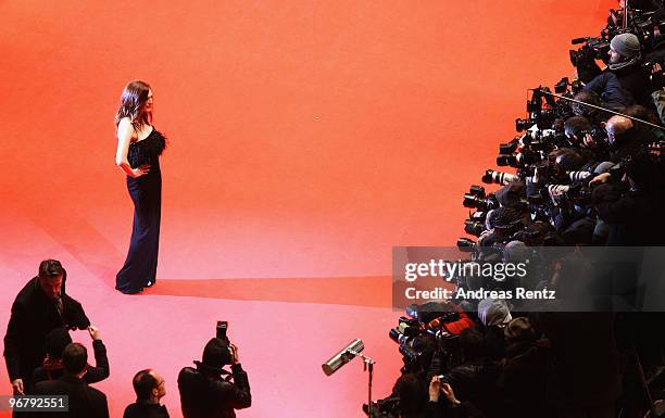 Actress Julianne Moore attends 'The Kids Are All Right' Premiere during day seven of the 60th Berlin International Film Festival at the Berlinale...