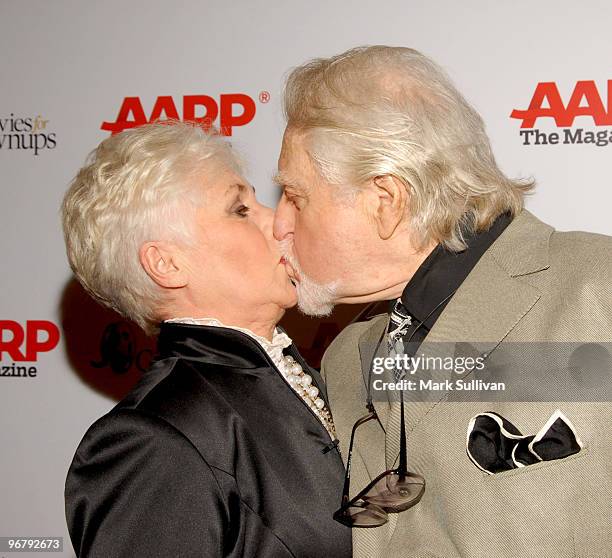 Actors Shirley Jones and Marty Ingels attends AARP's 9th Annual Movies For Grownups awards gala held on February 16, 2010 in Beverly Hills,...