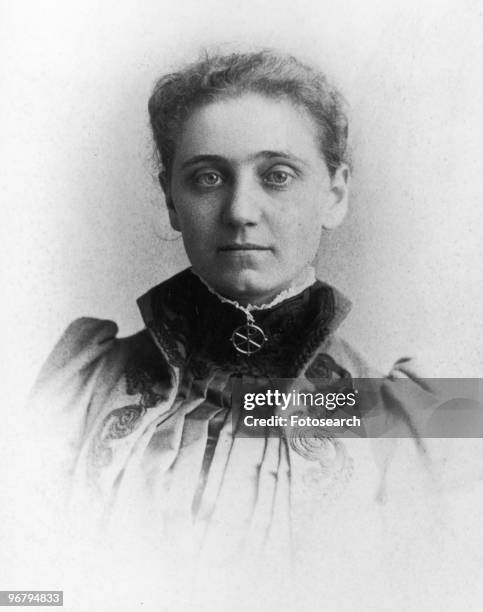 Portrait of Jane Addams, circa 1870s. .