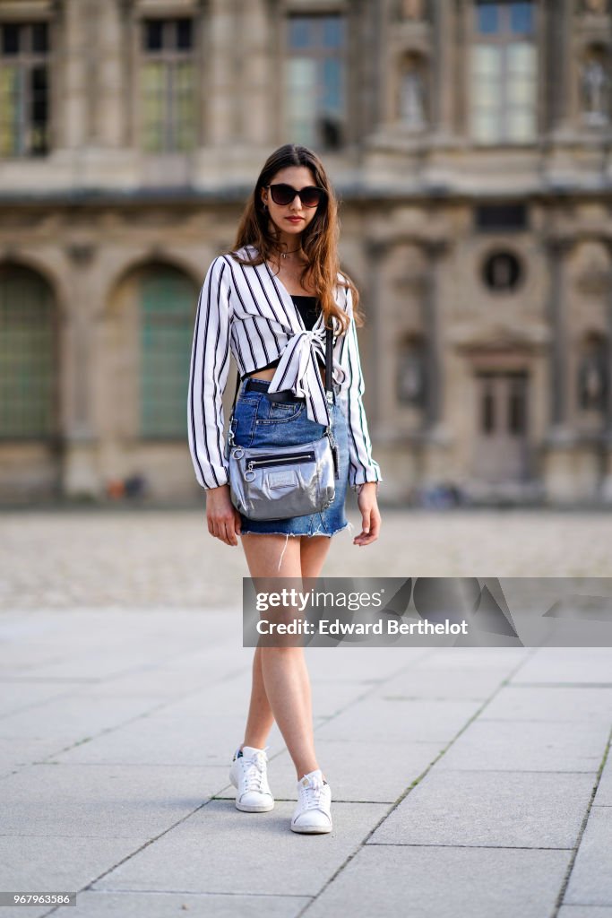 Street Style In Paris - May 2018