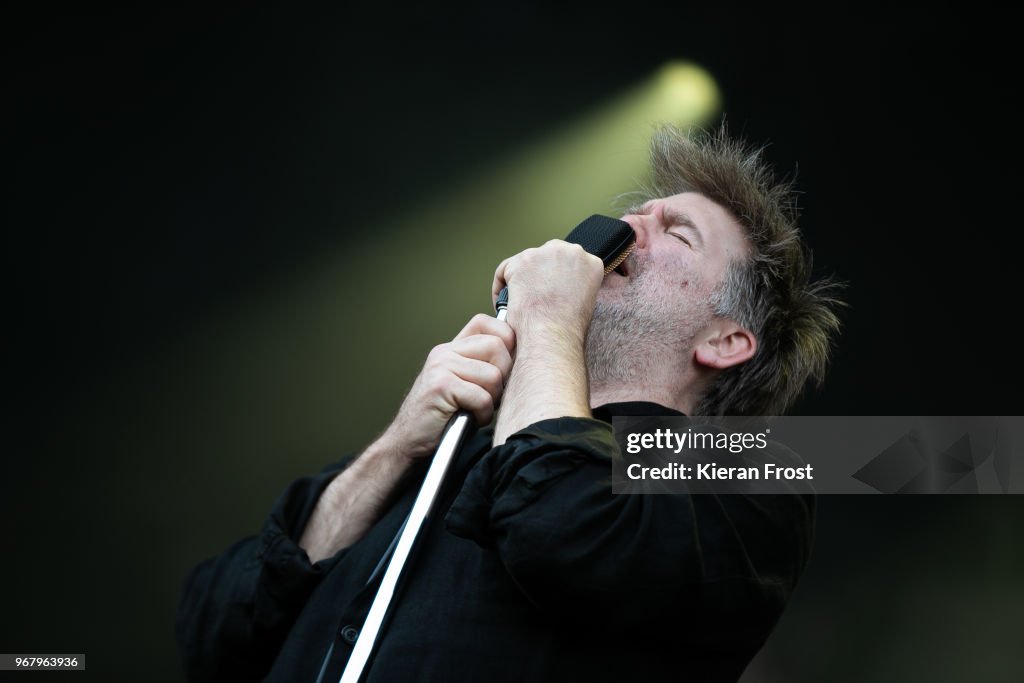 LCD Sound System Perform At Malahide Castle, Dublin