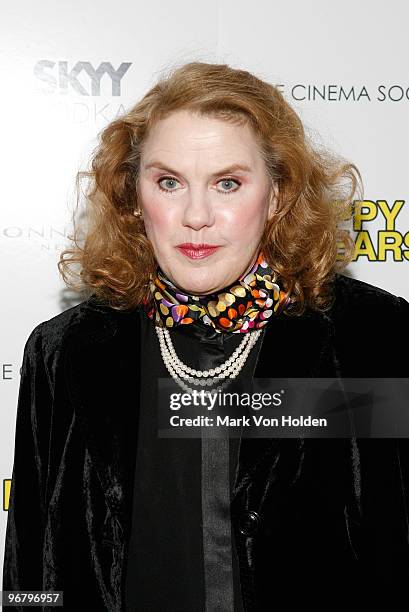 Celia Weston attends The Cinema Society & Donna Karan screening of "Happy Tears" at The Museum of Modern Art on February 16, 2010 in New York City.