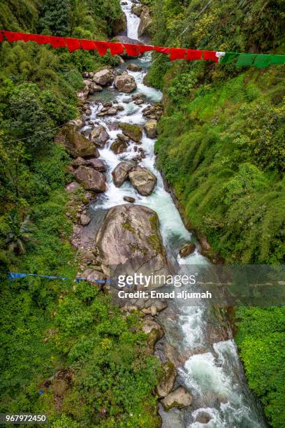 waterfall in gangtok, sikkim, india - gangtok ストックフォトと画像