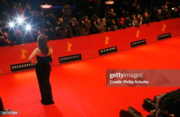 Actress Julianne Moore attends 'The Kids Are All Right' Premiere during day seven of the 60th Berlin International Film Festival at the Berlinale...