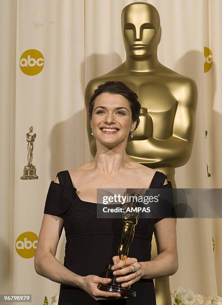 Best Supporting Actress winner Rachel Weisz backstage during the 78th Annual Academy Awards at the Kodak Theatre in Hollywood, CA on Sunday, March 5,...