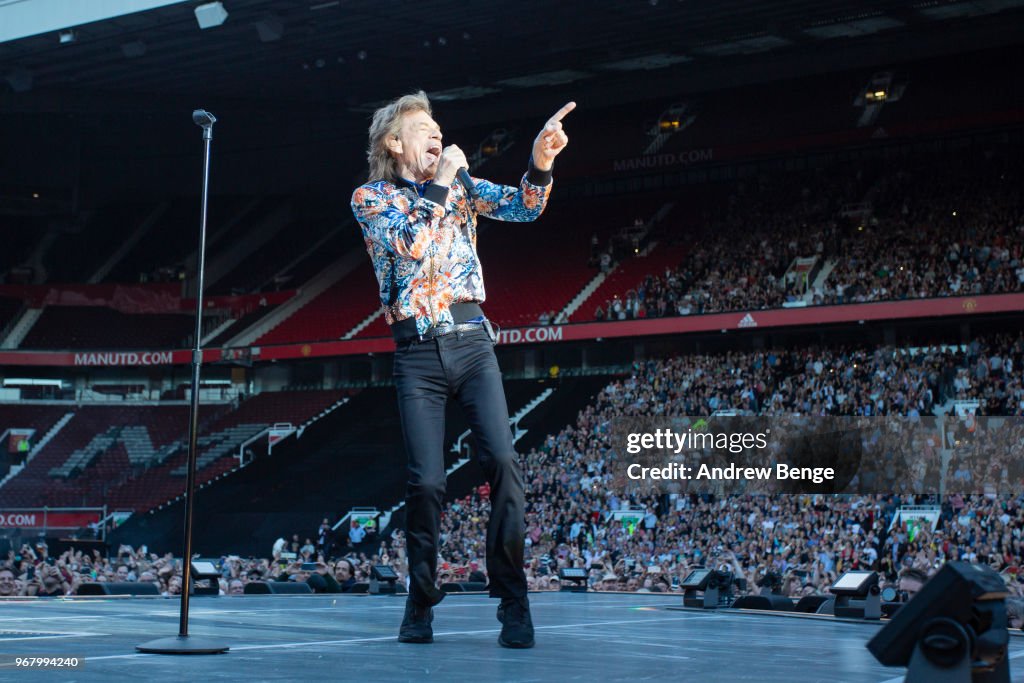 The Rolling Stones Perform At Old Trafford