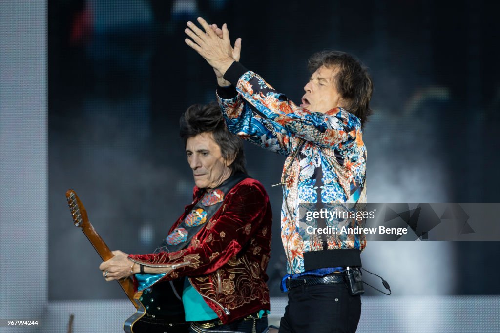 The Rolling Stones Perform At Old Trafford