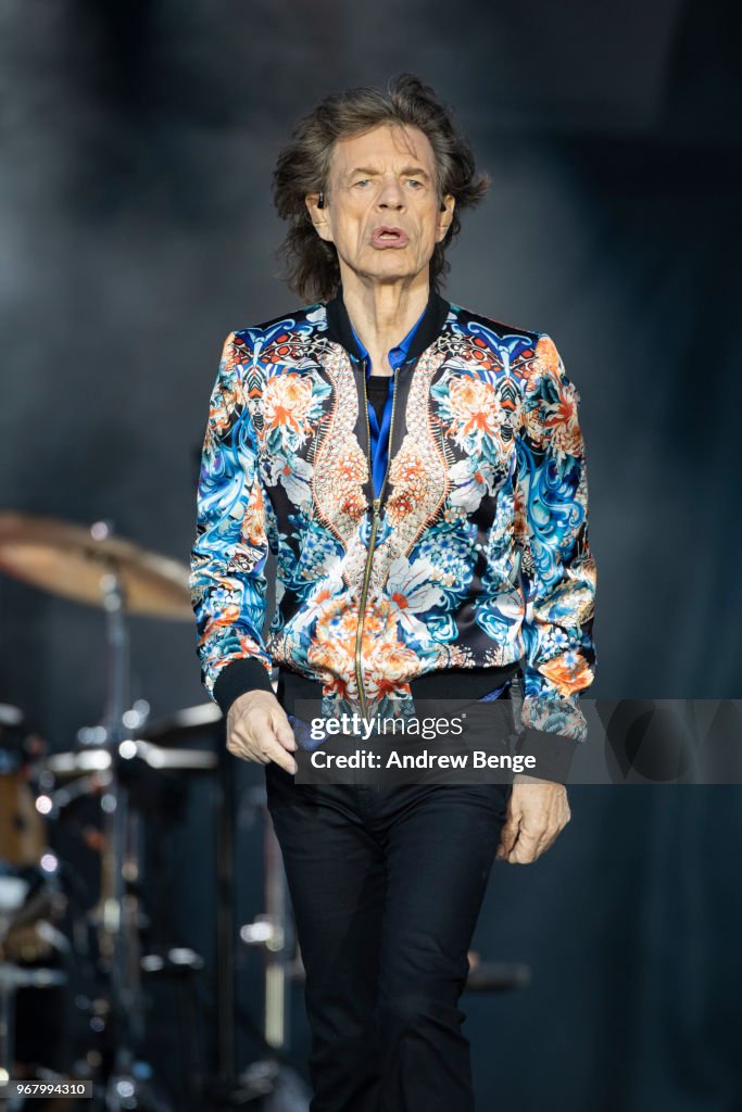 The Rolling Stones Perform At Old Trafford