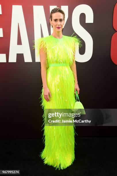 Sarah Paulson attends "Ocean's 8" World Premiere at Alice Tully Hall on June 5, 2018 in New York City.