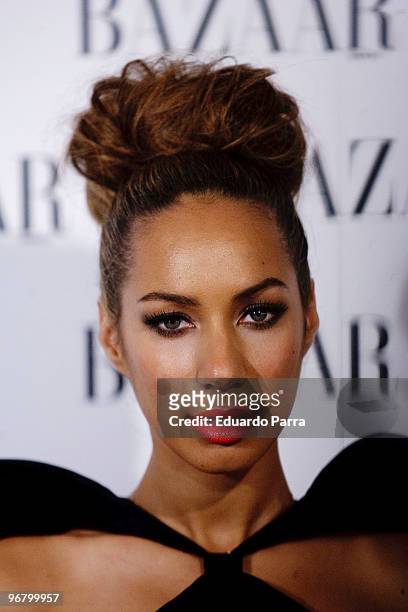 Singer Leona Lewis attends 'Harper's Bazaar' presentation party at the Casino de Madrid on February 17, 2010 in Madrid, Spain.