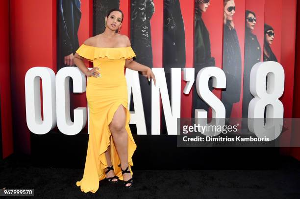 Dascha Polanco attends "Ocean's 8" World Premiere at Alice Tully Hall on June 5, 2018 in New York City.