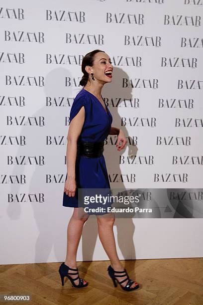 Actres Natalia Verbeke attends 'Harper's Bazaar' presentation party at the Casino de Madrid on February 17, 2010 in Madrid, Spain.