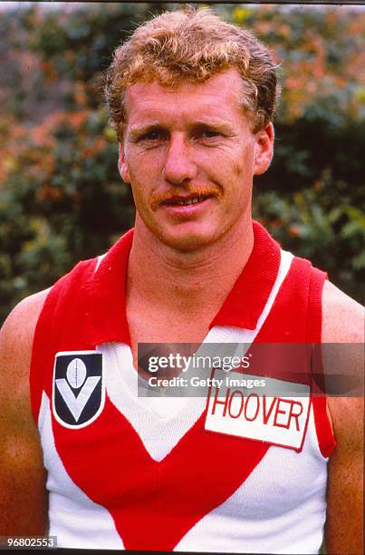 Steve Wright of the Swans poses during a VFL portrait session in Melbourne, Australia.