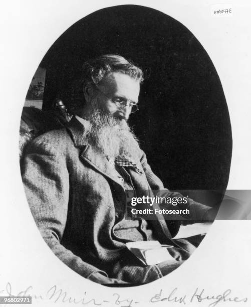 Portrait of John Muir by Edward Hughes, circa 1900s. .