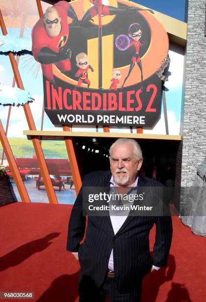 John Ratzenberger attends the premiere of Disney and Pixar's "Incredibles 2" at the El Capitan Theatre on June 5, 2018 in Los Angeles, California.