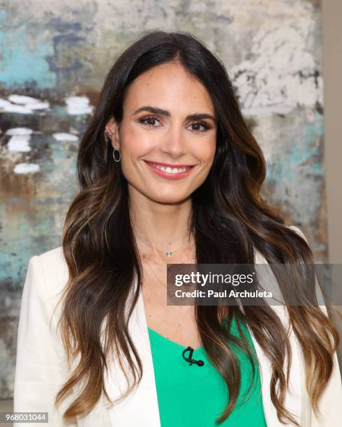 Actress Jordana Brewster visit Hallmark's "Home & Family" at Universal Studios Hollywood on June 5, 2018 in Universal City, California.