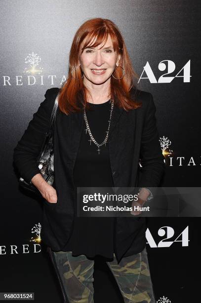 Nicole Miller attends the "Hereditary" New York Screening at Metrograph on June 5, 2018 in New York City.