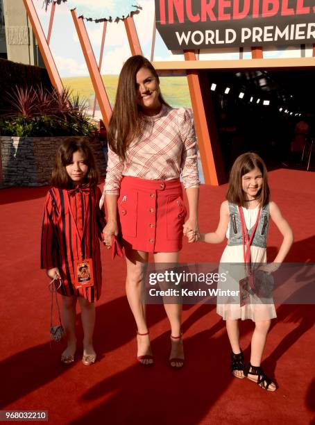 Tiffani Thiessen attends the premiere of Disney and Pixar's "Incredibles 2" at the El Capitan Theatre on June 5, 2018 in Los Angeles, California.