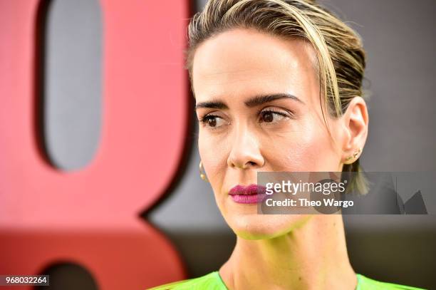 Sarah Paulson attends the "Ocean's 8" World Premiere at Alice Tully Hall on June 5, 2018 in New York City.