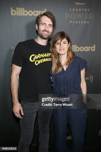 Recording artist Ryan Hurd and Janet Weir of Red Light Management attend as Billboard celebrates the Country Music industry with Country Power...