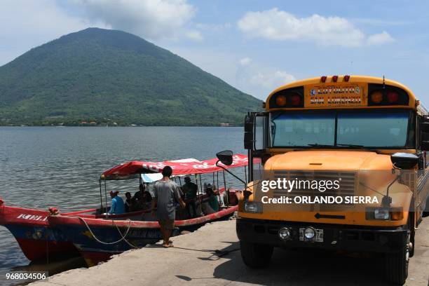 View of the Tiger Island in the Gulf of Fonseca off the Pacific coast of Honduras, 100 km south of Tegucigalpa, on May 27, 2018. - The government of...