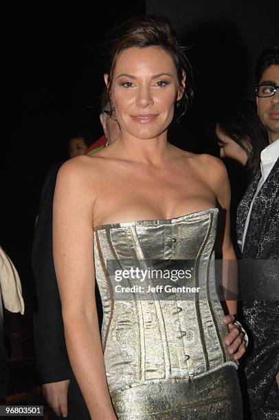 Countess LuAnn de Lesseps attends the Malan Breton Fall/ Winter 2010 fashion show at Style360 on February 17, 2010 in New York City.