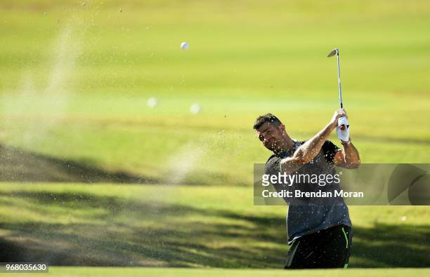 Queensland , Australia - 6 June 2018; Rob Kearney during a round of golf on the Ireland rugby squad down day at Lakelands Golf Club on the Gold Coast...