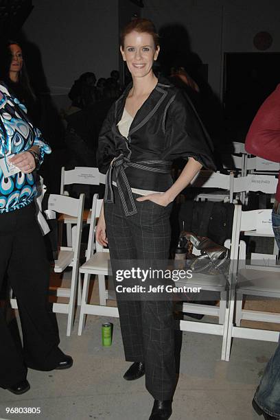 Alex McCord attends the Malan Breton Fall/ Winter 2010 fashion show at Style360 on February 17, 2010 in New York City.