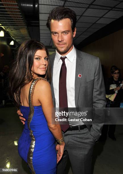 Singer Fergie and actor Josh Duhamel attend the 52nd Annual GRAMMY Awards held at Staples Center on January 31, 2010 in Los Angeles, California.
