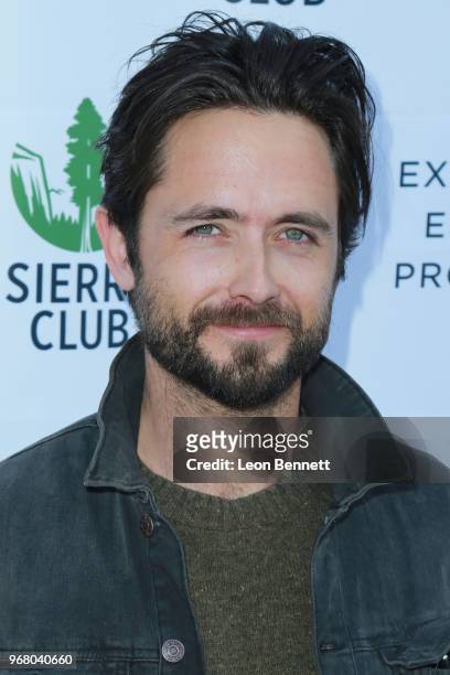 Actor Justin Chatwin attends the Sierra Club And Transit Pictures Present "Reinventing Power: America's Renewable Energy Boom" at Ahrya Fine Arts...