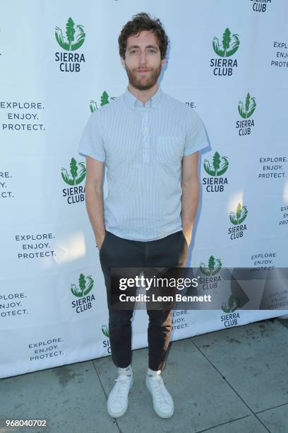 Actor Thomas Middleditch attends the Sierra Club And Transit Pictures Present "Reinventing Power: America's Renewable Energy Boom" at Ahrya Fine Arts...