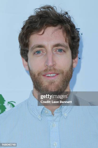 Actor Thomas Middleditch attends the Sierra Club And Transit Pictures Present "Reinventing Power: America's Renewable Energy Boom" at Ahrya Fine Arts...