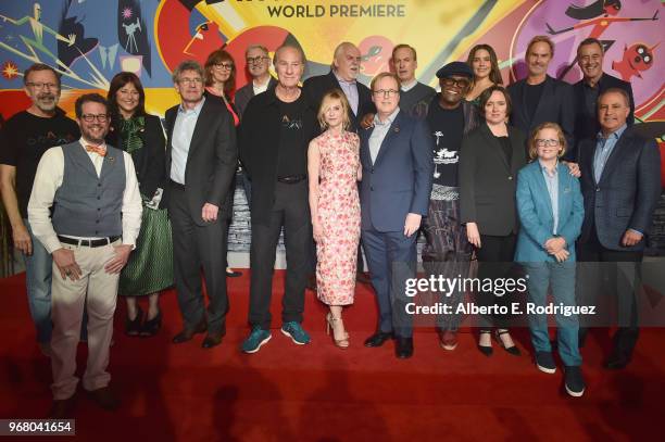 President of Walt Disney and Pixar Animation Studios Ed Catmull, Michael Giacchino, Catherine Keener, The Walt Disney Studios Chairman Alan Horn,...