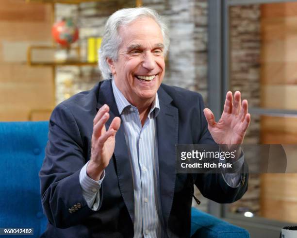 Actor Henry Winkler visits 'The IMDb Show' on May 31, 2018 in Studio City, California. This episode of 'The IMDb Show' airs on June 7, 2018.