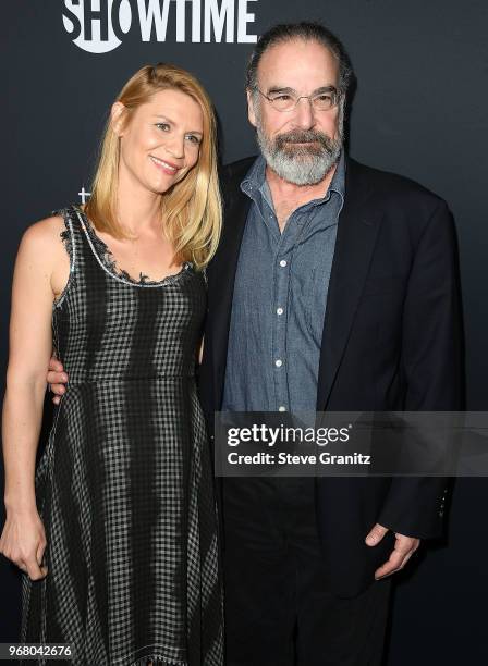 Claire Danes, Mandy Patinkin arrives at the FYC Event For Showtime's "Homeland" at Writers Guild Theater on June 5, 2018 in Beverly Hills, California.