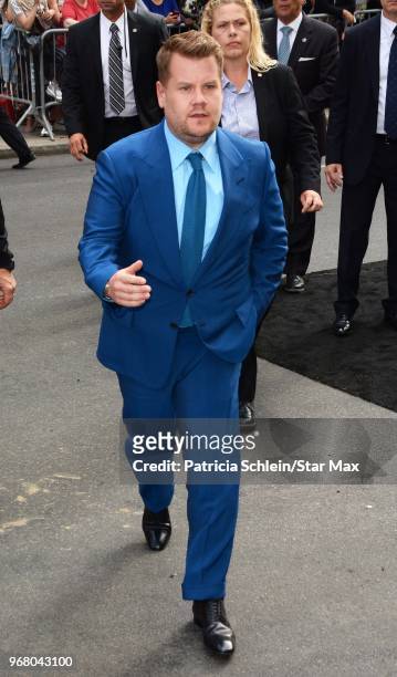 James Corden is seen on June 5, 2018 is seen in New York City.