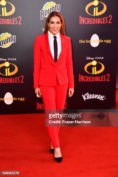 Allison Holker attends the Premiere Of Disney And Pixar's "Incredibles 2" at the El Capitan Theatre on June 5, 2018 in Los Angeles, California.