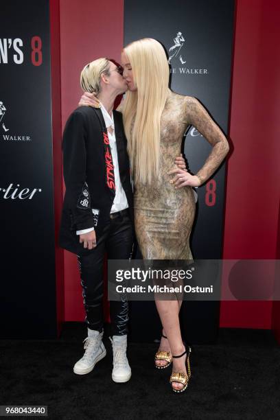 Nats Getty and Gigi Gorgeous attend "Ocean's 8" World Premiere at Alice Tully Hall on June 5, 2018 in New York City.