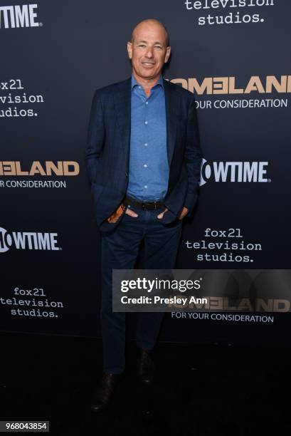 Howard Gordon attends FYC Event For Showtime's "Homeland" - Red Carpet at Writers Guild Theater on June 5, 2018 in Beverly Hills, California.